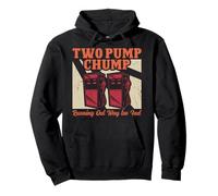 Dos Bomba Chump Corriendo hacia Fuera rápido Vintage Sudadera con Capucha