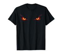 Dos Brillantes Ojos Rojos enojados Camiseta