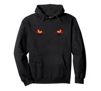 Dos Brillantes Ojos Rojos enojados Sudadera con Capucha