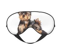 Dos cachorros de Yorkshire Terrier, Cubreojos completos Antifaz bloqueador de luz Antifaz para dormir Antifaz suave con los ojos vendados Noche