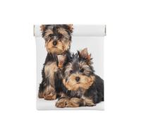 Dos Cachorros de Yorkshire Terrier, Squeeze Top Wallet Bolsa de Almacenamiento para Mujer Monedero pequeño Bolsa de Cambio