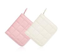 Dos Carteras Con Cero, Un Mini Pañuelo, Bolsos Con Manchas y Más Allá, Rosa o Blanco, 1, Casual