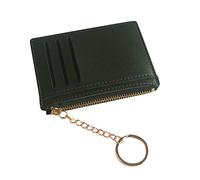 Dos carteras señoras EVA llavero cremallera billetera titular de la tarjeta billetera multifuncional, Verde militar., talla única