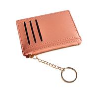 Dos carteras señoras EVA llavero cremallera billetera titular de la tarjeta billetera multifuncional, Rosa., talla única