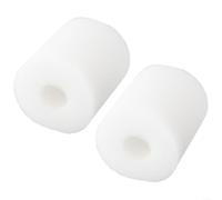 Dos cartuchos de filtro de espuma lavables para piscinas inflables Pure Spa y para bombas de filtro compatibles con Intex H (blanco)