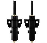 Dos cepillos de carbono diseñados para aplicaciones de motor Ceset en lavadoras de dulces que utilizan para 49018683 o 92126721