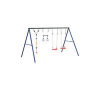 Dos Columpios Vidaxl Para Niños Con Anillas De Gimnasia - Juego De Columpios De Exterior MKP