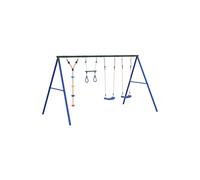 Dos Columpios Vidaxl Para Niños Con Anillas De Gimnasia - Juego De Columpios De Exterior MKP