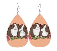 Dos Conejillos De Indias Pasando El Rato Mujer Pendientes Colgantes Ligeros Pendiente De Gota Moda Pendientes Para Múltiples Piercings Regalo Banquete