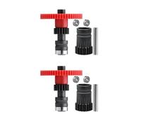 Dos conjuntos de engranajes para extrusora Cw1 Cw2 que proporcionan mayores pares de extrusión y rendimiento constante a la presión. PoM engranaje para cavidades