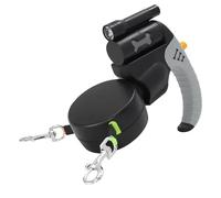 Dos correas para perros | 360 ° doble ajustable para mascotas ajustables para perros pequeños | De correr a pie duraderos para salidas diarias para camping