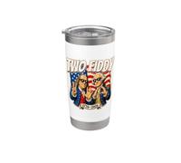 Dos Fiddy 250 4 de julio América 2026 Funny Patriotic USA Vaso térmico de acero inoxidable de doble pared