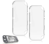 Dos fundas transparentes para consola de juegos, fundas protectoras de TPU suave para Lite 2019, a prueba de golpes y resistentes a rayones (HD Clear).