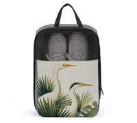 Dos garzas Palmetto Leaves Minimalism Shoe Bag for Travel Daily Use Anti-Dust Storage Carrier Golf Shoe Pouch