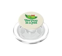 Dos Guisantes en una Vaina Linda Pareja romántica a Juego Amistad PopSockets PopGrip para MagSafe