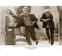 Dos hombres y un destino (Butch Cassidy & The Sundance Kid)(1969). Maxi Poster de PAPEL en INGLES. Poster promocional de esta premiada película estadounidense. Medida aprox. 91.5 x 61 cm.