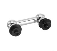 Dos lengüetas laterales de aleación de aluminio de doble extremo con tornillos y arandelas, agujero a agujero 26 mm, 38 mm, 51 mm, 66 mm, 80 mm, 90 mm, para reparación de percusión y kit de tambor