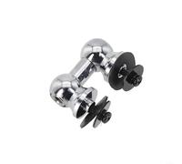 Dos lengüetas laterales de aleación de aluminio de doble extremo con tornillos y arandelas, agujero a agujero 26 mm, 38 mm, 51 mm, 66 mm, 80 mm, 90 mm, para reparación de percusión y kit de tambor