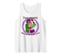 Dos Madres Son Mejor Que una Lesbiana paternidad LGBTQ+ Gay Camiseta sin Mangas