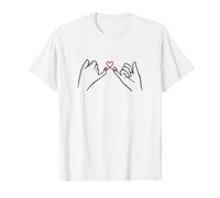 Dos manos con un lazo de corazón - cinta de amor Camiseta