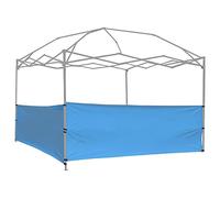 Dos Medias Paredes, 2 Paneles de Pared Solar de Media Pared Lateral para toldo emergente, Carpa Refugio de 10x10 pies, 10x15 pies, 10x20 pies, Pierna Vertical de 10x20 pies, 2 Paredes Azules Solo