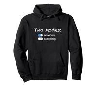 Dos Modos ansioso y Divertido para Dormir Sudadera con Capucha