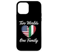 Dos Mundos una Familia Herencia italoamericana Carcasa para iPhone 12 Mini