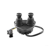 Dos palancas de operación 7919040043 para carretilla elevadora compatible con LINDE E14/E16/E20-335/336, repuesto de mango de palanca de mando de doble eje