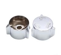 Dos reemplazos de mango de ducha equipados con rueda de ajuste de tres niveles y válvula mezcladora para un flujo de agua eficiente y control de temperatura