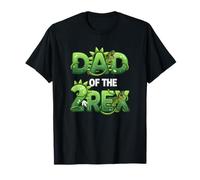 Dos Rex Segundo cumpleaños Segundo Dinosaurio 2 años Camiseta