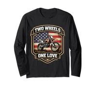 Dos Ruedas One Love American Dirt Bike Rider USA Motocross Manga Larga