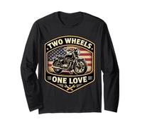 Dos Ruedas One Love Classic Motrocycle Moto American US Manga Larga
