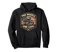 Dos Ruedas One Love Classic Motrocycle Moto American US Sudadera con Capucha