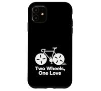 Dos Ruedas One Love Minimal diseño de Ciclista Carcasa para iPhone 11