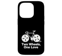 Dos Ruedas One Love Minimal diseño de Ciclista Carcasa para iPhone 14 Pro