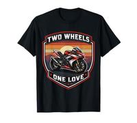 Dos Ruedas One Love Street Motrocycle Motorbike Rider Biker Camiseta