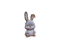 Dos soportes de teléfono diseñados con conejo para escritorio con junta pivotante de 360 grados para un control óptimo de orientación de la pantalla (azul)