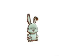 Dos soportes de teléfono diseñados con conejo para escritorio con junta pivotante de 360 grados para un control óptimo de orientación de la pantalla (verde)