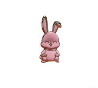 Dos soportes de teléfono diseñados con conejo para escritorio con junta pivotante de 360 grados para un control óptimo de orientación de la pantalla (morado)