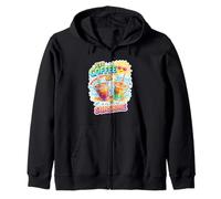 Dos Tazas de plástico de café Helado con Paja ilustración Sudadera con Capucha