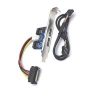 Dos voltajes SATA para alimentar a través de interfaces ESATA, conectores de tarjetas, dispositivos SATA, sin problemas al adaptador ESATA
