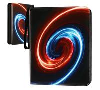 Dosanlues Carpeta de tarjetas de 1080 bolsillos, 9 bolsillos, carpeta de tarjetas intercambiables con 60 páginas extraíbles, soporte para álbum de tarjetas con cremallera [protector] [superficie