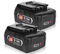 Dosctt 2X 5000mAh Recambio para Bosch batería 18V Compatible con Batería del Sistema de 18 V GBA 18 V 5,0 Ah BAT609 BAT610G BAT618G BAT620 BAT619G BAT609G BAT618G