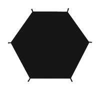 Dosel de cama elástica | Cubierta de protección UV impermeable del sol redonda para saltar, exterior y parque infantil