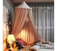 Dosel de Cama para Niños,Dosel para Cama de Bebé,Tienda de Juegos para Bebés,Mosquitero,Decoración de Cama y Dormitorio,Cúpula Cortina de Cama Red para Mosquitos Decorativa para Cuna de Bebé Color B