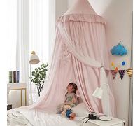 Dosel de Cama para Niños,Dosel para Cama de Bebé,Toldo de Cama Cúpula,Mosquitera para Cama,Red para Mosquitos Decorativa para Cuna,Cortina de Cama Princesa,Decoración de Cama y Dormitorio Color B