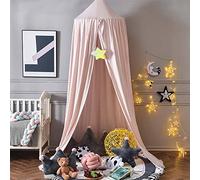Dosel de la Cama de Bebé,Redondo Mosquitera para Niños Niñas,Cortina de Cama con Dosel para Juego de Lectura,Decoración de Dormitorio,Toldo de Cama Decora Cama de su Hijos 65cm de ancho,270cm de alto