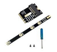 DOSERTY Adaptador NGFF NVME HDD a llave para una instalación rápida en espacios reducidos, adaptador de instalación vertical