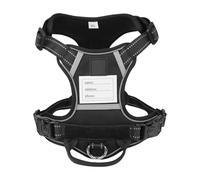 DOSERTY Arnés para perro, chaleco ajustable de entrenamiento para mascotas, fuerte entrenamiento, caminar, natación, senderismo, placa de identificación