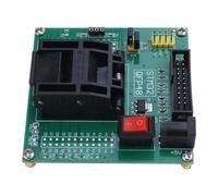 DOSERTY Asientos de programación de descarga de microcontroladores con placa de prueba integrada para depuración de chips, asientos de programación de microcontroladores